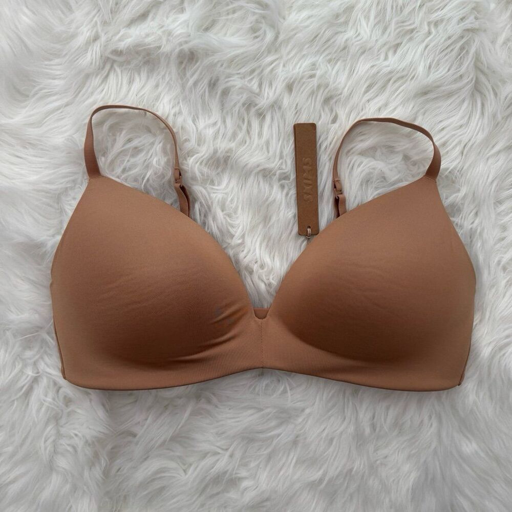 Skims Wireless Form T-shirt Bra Ochre Size 36C